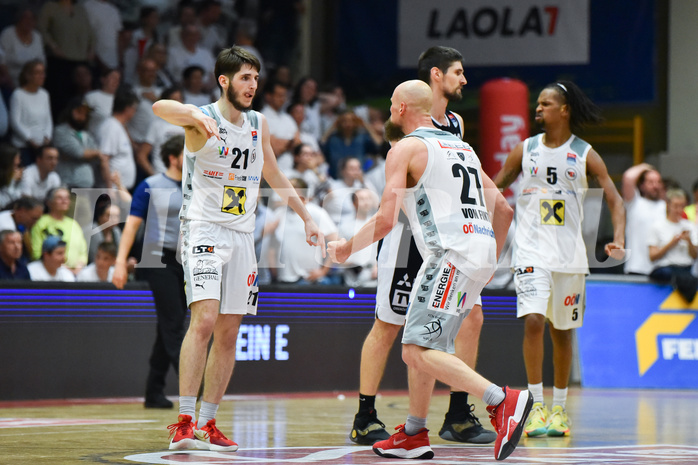 Win2Day Basketball Superliga 2022/23, Playoff,Semifinale Spiel 4, Flyers Wels vs Swans Gmunden,