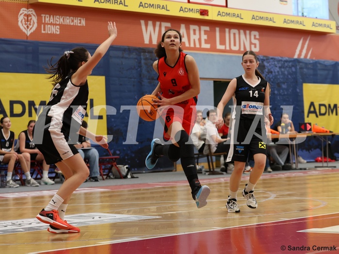 Basketball Superliga 2024/25, SLWU16 Traiskirchen Lionesses vs. DBK Steyrer Witch Cadets


