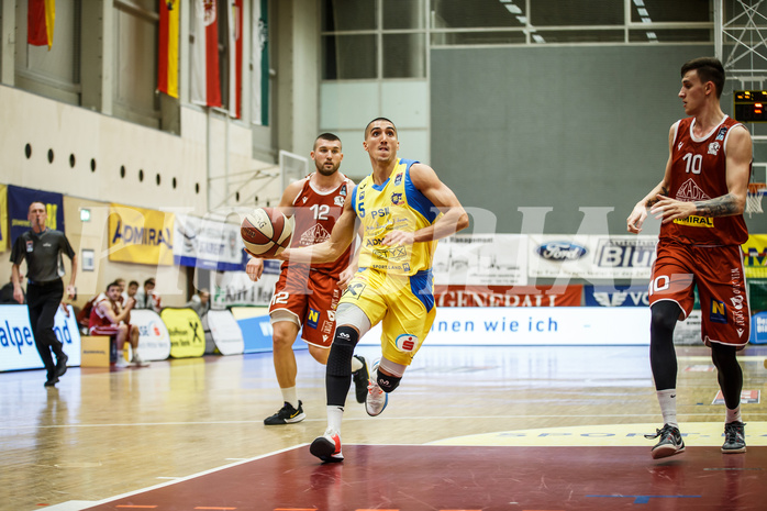 Basketball, Admiral Basketball Superliga 2019/20, Grunddurchgang 18.Runde, SKN St. Pölten Basketball, Traiskirchen Lions, Philip Jalalpoor (5)