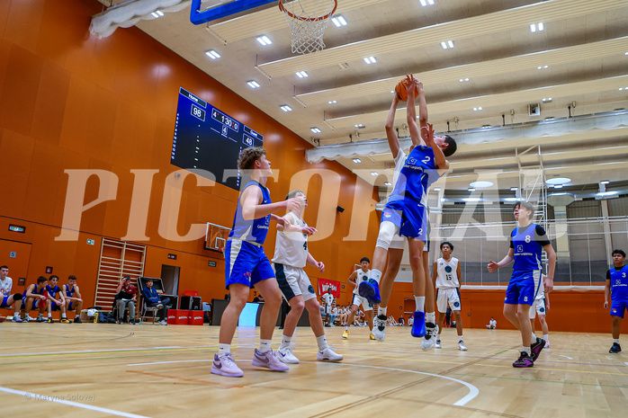 24.11.2024 Österreichischer Basketballverband 2024/25, SLMU16, Vienna Timberwolves vs. ATSE Graz