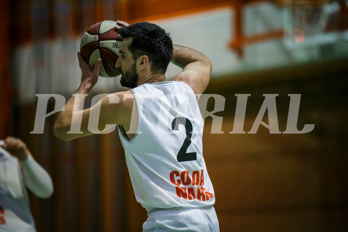 Basketball, Basketball Zweite Liga, Grunddurchgang 16.Runde, BBC Nord Dragonz, KOS Celovec, Petar Cosic (2)