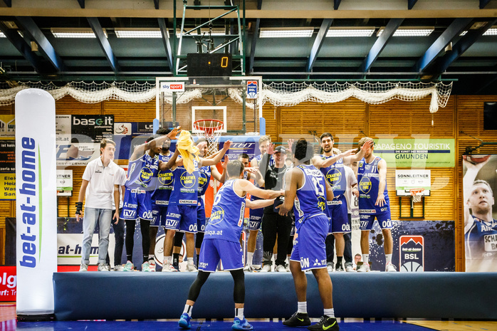 Basketball, bet-at-home Basketball Superliga 2021/22, bet-at-home Supercup , Gmunden Swans, Oberwart Gunners, 