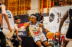 Basketball, win2day Basketball Superliga 2024/25, Playoffs Halbfinale 2. Spiel
, BBC Nord Dragonz, Gmunden Swans, Rayshawn Mart (3)