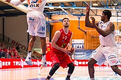 Basketball, ABL 2016/17, Playoff HF Spiel 2, Oberwart Gunners, WBC Wels, Davor Lamesic (7)