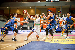 Basketball, Basketball Austria Cup 2019/20, Finale, Kapfenberg Bulls, Klosterneuburg Dukes, Moritz Lanegger (6)