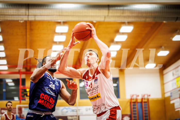 Basketball, win2day Basketball Superliga 2022/23, Grunddurchgang 19.Runde, Traiskirchen Lions, BBC Nord Dragonz, I. Gromovs (4)