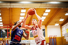 Basketball, win2day Basketball Superliga 2022/23, Grunddurchgang 19.Runde, Traiskirchen Lions, BBC Nord Dragonz, I. Gromovs (4)