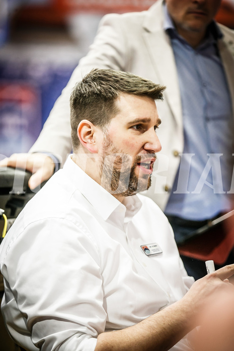 Basketball, bet-at-home Basketball Superliga 2020/21, Platzierungsrunde 9.Runde, Kapfenberg Bulls, Oberwart Gunners, Horst Leitner (Coach)