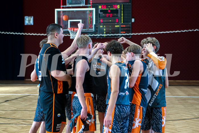23.03.2025 Österreichischer Basketballverband 2024/25, SLMU16, Post SV Wien vs. Basket Dukes