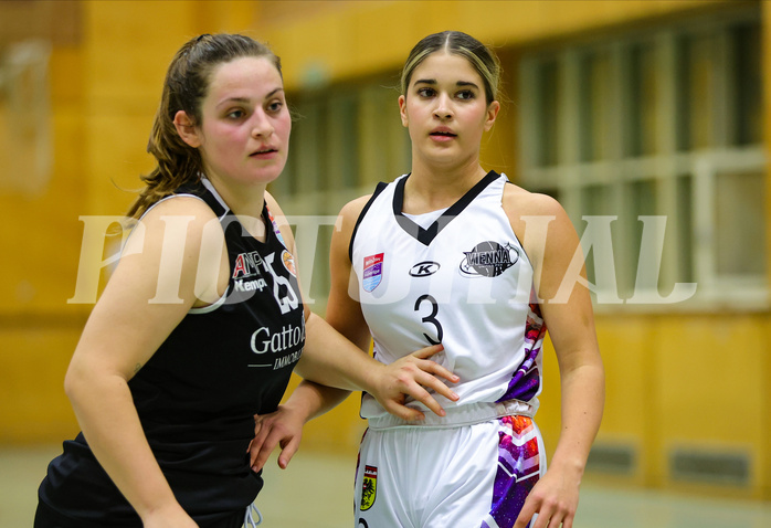 Basketball Damen Superliga 2023/24, Grunddurchgang 10.Runde Vienna United vs. Basket Flames


