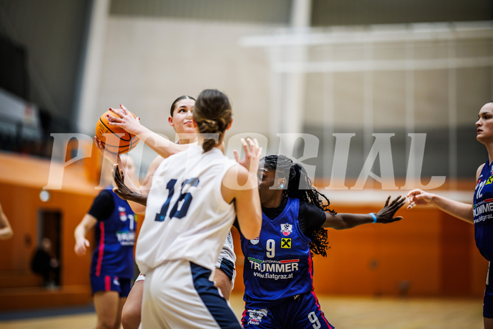Basketball, SLWU19 Basketball Damen Superliga 2024/25, Vienna Timberwolves, DBB LZ OÖ, 