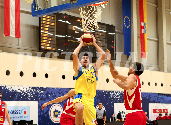 Basketball Superliga 20120/21, Grunddurchgang 3.Runde SKN St.Pölten vs. Traiskirchen Lions


