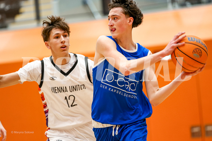 19.01.2025 Österreichischer Basketballverband 2024/25, SLMU19, SU Döbling vs. BBU Salzburg
