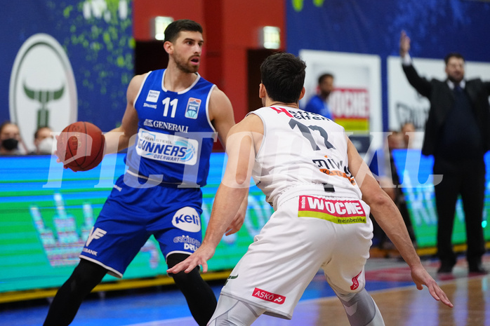 Basketball Superliga 2021/22, Grundduchgang 11.Runde , Kapfenberg Bulls vs. Oberwart


