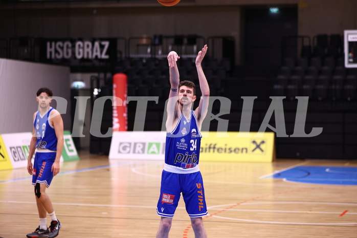 03.02.2024, Graz, Raiffeisen Sportpark Graz, Basketball Zweite Liga 2023/24, Grunddurchgang, Runde 16, Future Team Steiermark - Pirlo Kufstein Towers
