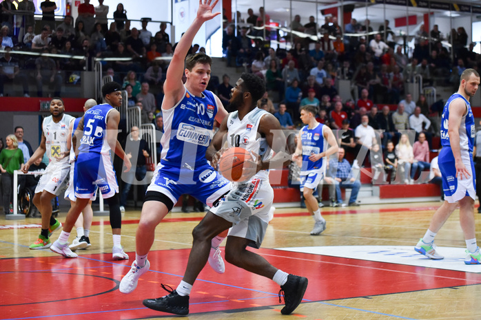 Win2Day Basketball Superliga 2022/23, 9. Plazierungsrunde, Flyers Wels, Oberwart Gunners,
