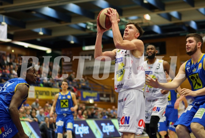 Basketball ABL 2017/18, Grunddurchgang 24.Runde Gmunden Swans vs. UBSC Graz