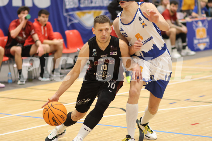 Basketball Zweite Liga 2024/25, Grunddurchgang 12.Runde BBU Salzburg vs. Mistelbach Mustangs