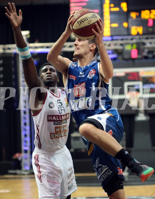 Basketball ABL 2016/17 Grunddurchgang 5.Runde BC Vienna vs Kapfenberg Bulls