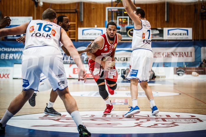 Basketball, ABL 2018/19, Grunddurchgang 21.Runde, Oberwart Gunners, BC Vienna, Jason Detrick (19)