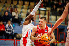 Basketball, win2day Basketball Superliga 2024/25, Grunddurchgang 8.Runde, SKN St. Pölten, Flyers Wels, Gavrilo Tepic (4)