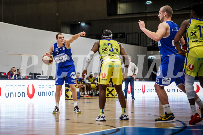 Basketball, bet-at-home Basketball Superliga 2020/21, Grunddurchgang 3.Runde, UBSC Graz, Oberwart Gunners, Sebastian Käferle (7)