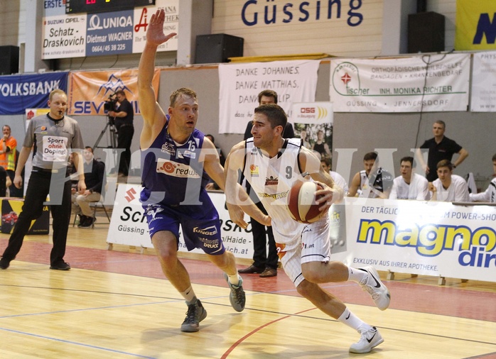 Basketball ABL 2015/16 Grunddurchgang 29.Runde  Güssing Knights vs Oberwart Gunners