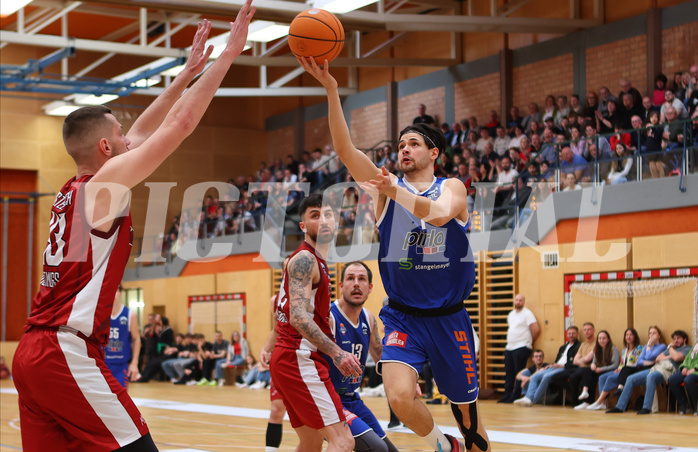 Basketball Zweite Liga 2024/25, Playoffs, Viertelfinale Spiel 1 Mistelbach Mustangs vs. Kufstein Towers