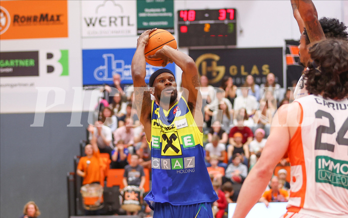 Basketball Superliga 2023/24, Playoff, Semifinale Spiel 1 Klosterneuburg Dukes vs. UBSC Graz