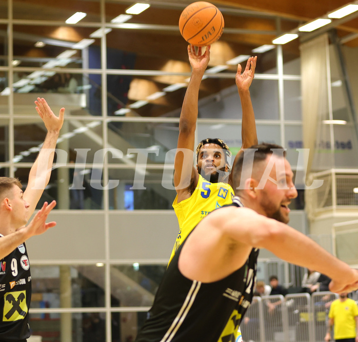 Basketball Superliga 2023/24, 2.Plazierungsrunde SKN St. Pölten vs. Flyers Wels