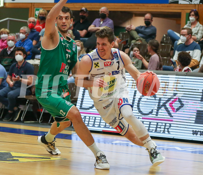 Basketball Superliga 2021/22, 4.Plazierungsrunde Gmunden Swans vs. Kapfenberg Bulls


