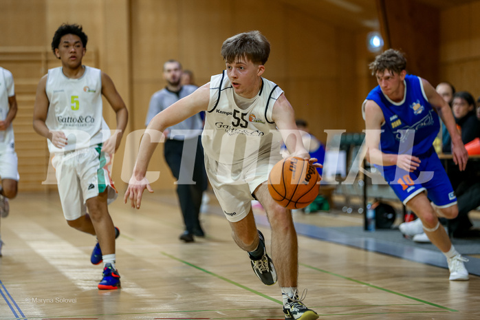 12.01.2025 Österreichischer Basketballverband 2024/25, SLMU19, Basket Flames WAT vs. BBU Salzburg