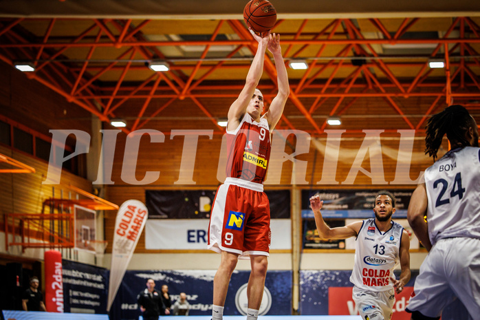 Basketball, win2day Basketball Superliga 2022/23, 2. Qualifikationsrunde, BBC Nord Dragonz, Traiskirchen Lions, Lukas Hahn (9)