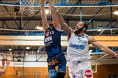 Basketball, ABL 2017/18, Grunddurchgang 15.Runde, Oberwart Gunners, Kapfenberg Bulls, Jozo Rados (13)