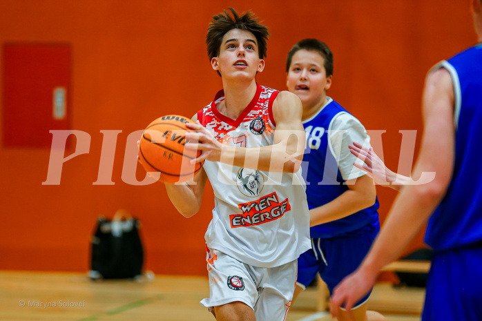 30.11.2024 Österreichischer Basketballverband 2024/25, SLMU16, BC Vienna vs. SG Salzkammergut 
