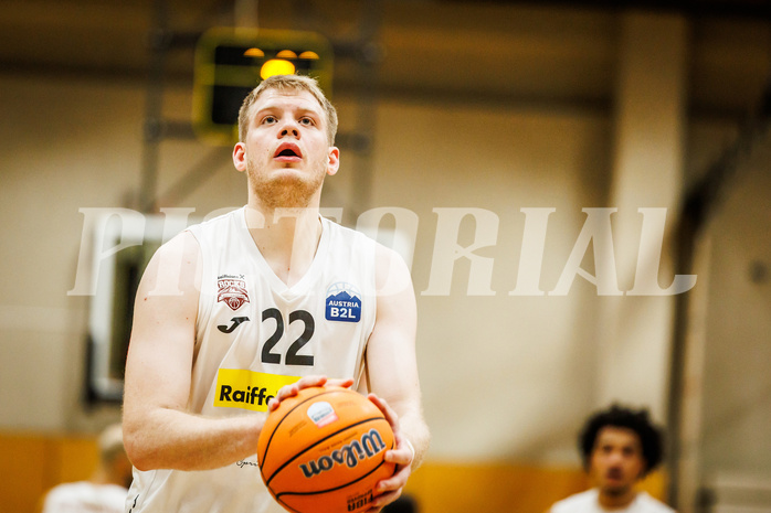 Basketball, Basketball Zweite Liga 2024/25, Grunddurchgang 19.Runde, Mattersburg Rocks, Future Team Steiermark, Asdren Drew Koka (22)
