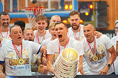 Basketball, Basketball Superliga 2024/25, Playoffs, Finale Spiel 1, Oberwart Gunners vs. BBC Nord Dragonz