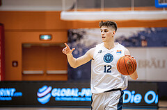 Basketball, Win2Day Superliga 2022/23, Grunddurchgang 22.Runde, Vienna Timberwolves, SKN St. Pölten Basketball, Jakob Lohr (12)
