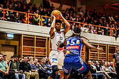 Basketball, win2day Basketball Superliga 2024/25, Grunddurchgang Runde 9, BBC Nord Dragonz, Oberwart Gunners, Jalen Green (22)