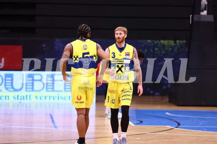 31.01.2025, Graz, Raiffeisen Sportpark Graz, Basketball Superliga 2024/25, Grunddurchgang, Runde 19, UBSC Graz - BC Vienna