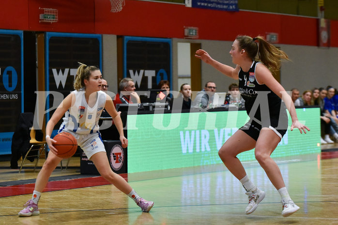 Win2Day Basketball, Damen Superliga 2022/23, Grunddurchgang 12. Runde, DBB LZ OÖ vs Basket Flames,