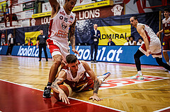 Basketball, win2day Basketball Superliga 2022/23, Grunddurchgang 1.Runde, Traiskirchen Lions, BC GGMT Vienna, Aleksandar Andjelkovic (7)