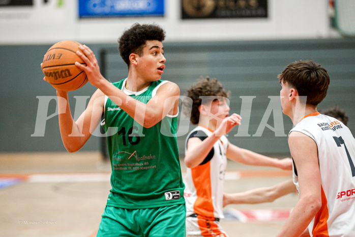 29.03.2025 Österreichischer Basketballverband 2024/25, SLMU16, Basket Dukes vs. KOS Celovec