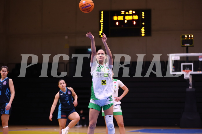 26.01.2025, Graz, Raiffeisen Sportpark, Basketball Damen Superliga 2024/25, Grunddurchgang, 12.Runde, UBI Graz vs. DBB WelsVienna Timberwolves