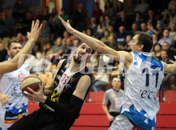 04.01.2018 Basletball ABL 2017/18 Grunddurchgang 16.Runde Kapfenberg Bulls vs Flyers Wels