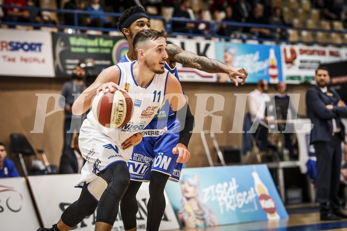 Basketball, ABL 2018/19, Playoff HF Spiel 1, Oberwart Gunners, Gmunden Swans, Hayden Thomas Lescault (11)