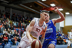 Basketball, Admiral Basketball Superliga 2019/20, Grunddurchgang 17.Runde, Traiskirchen Lions, Oberwart Gunners, Aleksandar Andjelkovic (10)