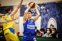 Basketball, bet-at-home Basketball Superliga 2019/20, Platzierungsrunde 3.Runde, SKN St. Pölten Basketball, Oberwart Gunners, Jonathan Knessl (12)