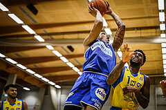 Basketball, bet-at-home Basketball Superliga 2021/22, Grunddurchgang 15.Runde, SKN St. Pölten Basketball, Oberwart Gunners, Rob Howard (5)