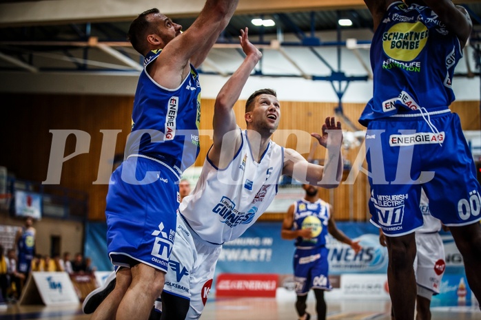 Basketball, ABL 2018/19, Playoff HF Spiel 1, Oberwart Gunners, Gmunden Swans, Andrius Mikutis (5)